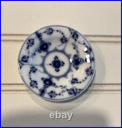 Royal Copenhagen Blue Fluted Plain Butter Pat Dishes Set of 4, 2.75