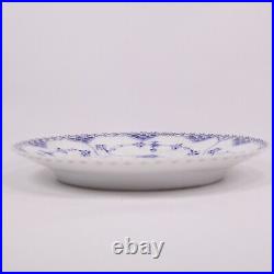 Royal Copenhagen Full Lace Blue Fluted Plate 1091 Musselmalet w21.5 cm