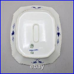 Royal Copenhagen Porcelain Musselmalet Blue Fluted Dinner Bowl Dish Plate #1143