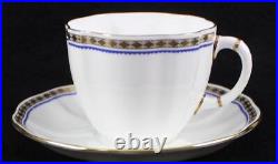Royal Crown Derby CARLTON BLUE 5 Piece Place Setting Bone China A1300 GREAT COND