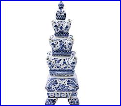 Royal Delft Tulip Vase Tablepiece The Original Blue Ø48cm Authorized Dealer
