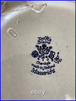 Royal Delft Vermeer Girl with Pearl Earing Blue & White Hanging Plate Charger
