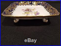 Royal Doulton Burslem Blue White Gold Cabinet Plate S Cobalt Ra2866 Rare England