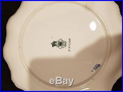 Royal Doulton Burslem Blue White Gold Cabinet Plate S Cobalt Ra2866 Rare England