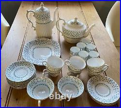Royal Doulton Forget Me Not tea and coffee set very good condition