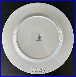 Royal Doulton Old Colony Dinner Plates 10 5/8 Set Of 8 White Blue Floral