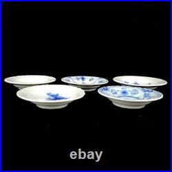 Royal copenhagen Blue Fluted Flower Mini Tray Plate 8.5cm 3.3 UNUSED JAPAN F/S