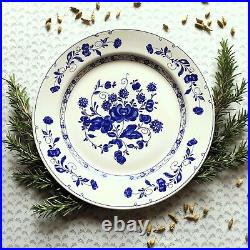 SEVEN Blue and White Plates/Dishes. Mismatched Blue & White Transferware Plates