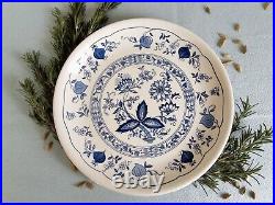 SIX Mismatched Blue and White China Plates. Blue and White Transferware Plates