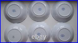 SPODE England Italian Design Blue White meal dinner soup plates Copeland c1816