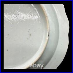 STUNNING 18th CENTURY CHINESE BLUE AND WHITE ORIGINAL EXPORT PLATE 20 CM DIA