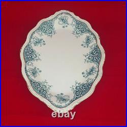 S. W. Dean Burslem England Florentine Porcelain Dishes Set (Blue & White) 5