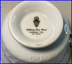 Service For Two 10 Pc Starter Set Celebrity Fine China Evening Tide No. 5634p