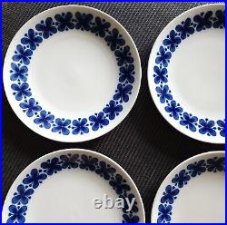 Set Of 4 Rorstrand Mon Amie 9-5/8 Dinner Plates Border Pattern 3 Sets Avail
