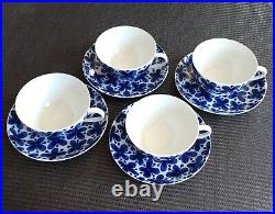 Set Of 4 Rorstrand Mon Amie Breakfast Cups And Saucers Full Pattern 3 Sets Avail