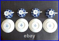 Set Of 4 Rorstrand Mon Amie Breakfast Cups And Saucers Full Pattern 3 Sets Avail