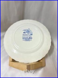 Set Of Johnson Brothers Indies Blue & White Bread Side Plates England