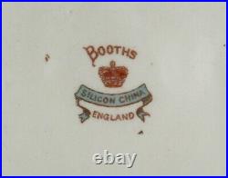 Set Of Six Booths Silicon China Deep Dished Plates. England Royal Armorial Crest