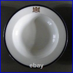 Set Of Six Booths Silicon China Deep Dished Plates. England Royal Armorial Crest