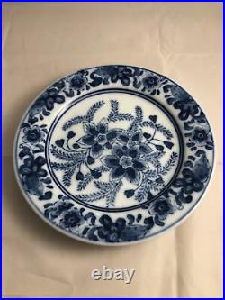 Set of 10 CENTRUM Blue & White Floral Motif Bread & Butter Appetizer Plates