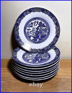 Set of (33) pieces of Royal Cuthbertson Blue Willow China Please See Below