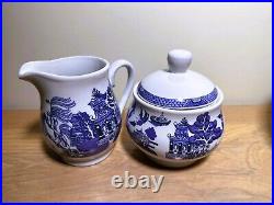 Set of (33) pieces of Royal Cuthbertson Blue Willow China Please See Below