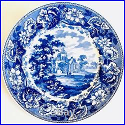 Set of 6 Limited Edition Wedgwood Queens Ware Blue & White Collection Plates