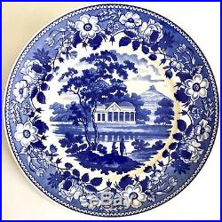 Set of 6 Limited Edition Wedgwood Queens Ware Blue & White Collection Plates