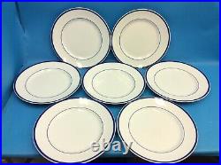 Set of 7 Vintage Brasserie Williams-Sonoma Blue White 11 Dinner Plates Japan