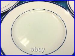 Set of 7 Vintage Brasserie Williams-Sonoma Blue White 11 Dinner Plates Japan