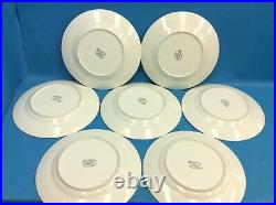 Set of 7 Vintage Brasserie Williams-Sonoma Blue White 11 Dinner Plates Japan