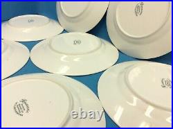 Set of 7 Vintage Brasserie Williams-Sonoma Blue White 11 Dinner Plates Japan