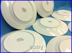 Set of 7 Vintage Brasserie Williams-Sonoma Blue White 11 Dinner Plates Japan