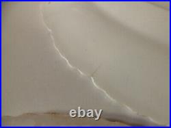 Set of 8 19th Century Pearlware Blue & White Transfer Chinese Marine Plates