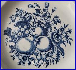 Seth Pennington Liverpool Apples & Pear Blue Transfer Printed Plate 2 C1780-90
