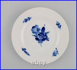 Six Royal Copenhagen Blue Flower Braided plates
