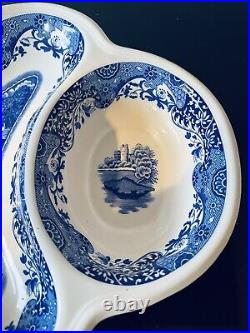 Spode 200th Anniversary Blue Italian Strawberry Basket Tray