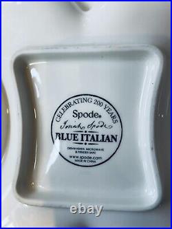 Spode 200th Anniversary Blue Italian Strawberry Basket Tray