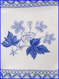 Spode Blue Geranium Covered Vegetable Dish/Tureen, Blue & White plus Cover, RARE