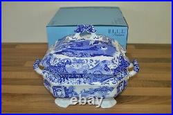 Spode Blue Italian 6 Pint / 3.4 Litre Lidded Soup Tureen BNIB