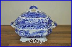 Spode Blue Italian 6 Pint / 3.4 Litre Lidded Soup Tureen BNIB