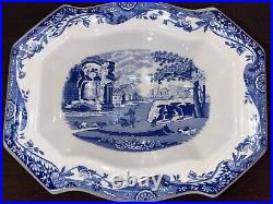 Spode Blue Italian Pet Bowl Rare Limited edition The Signature Collection