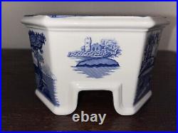 Spode Blue Italian Pet Bowl Rare Limited edition The Signature Collection