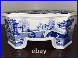 Spode Blue Italian Pet Bowl Rare Limited edition The Signature Collection