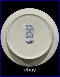 Spode Classic Pooh Discovery set 4 of blue and white mugs and bowls