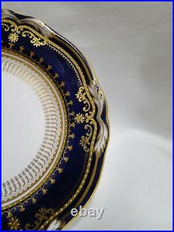 Spode Lancaster Cobalt, Blue & Gold on White Bread Plate (s), 6