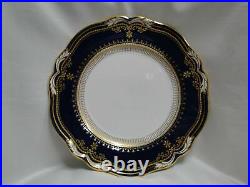 Spode Lancaster Cobalt, Blue & Gold on White Dinner Plate (s), 10 5/8