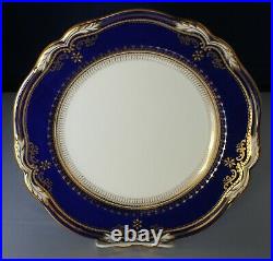 Spode Lancaster-Cobalt (White Body) Dinner Plate Excellent Condition