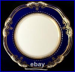 Spode Lancaster-Cobalt (White Body) Dinner Plate Excellent Condition