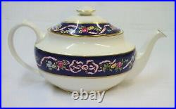 Spode Ribbons & Roses Y8553 Pink Bow Red Roses White Daisies Teapot 2 Pint